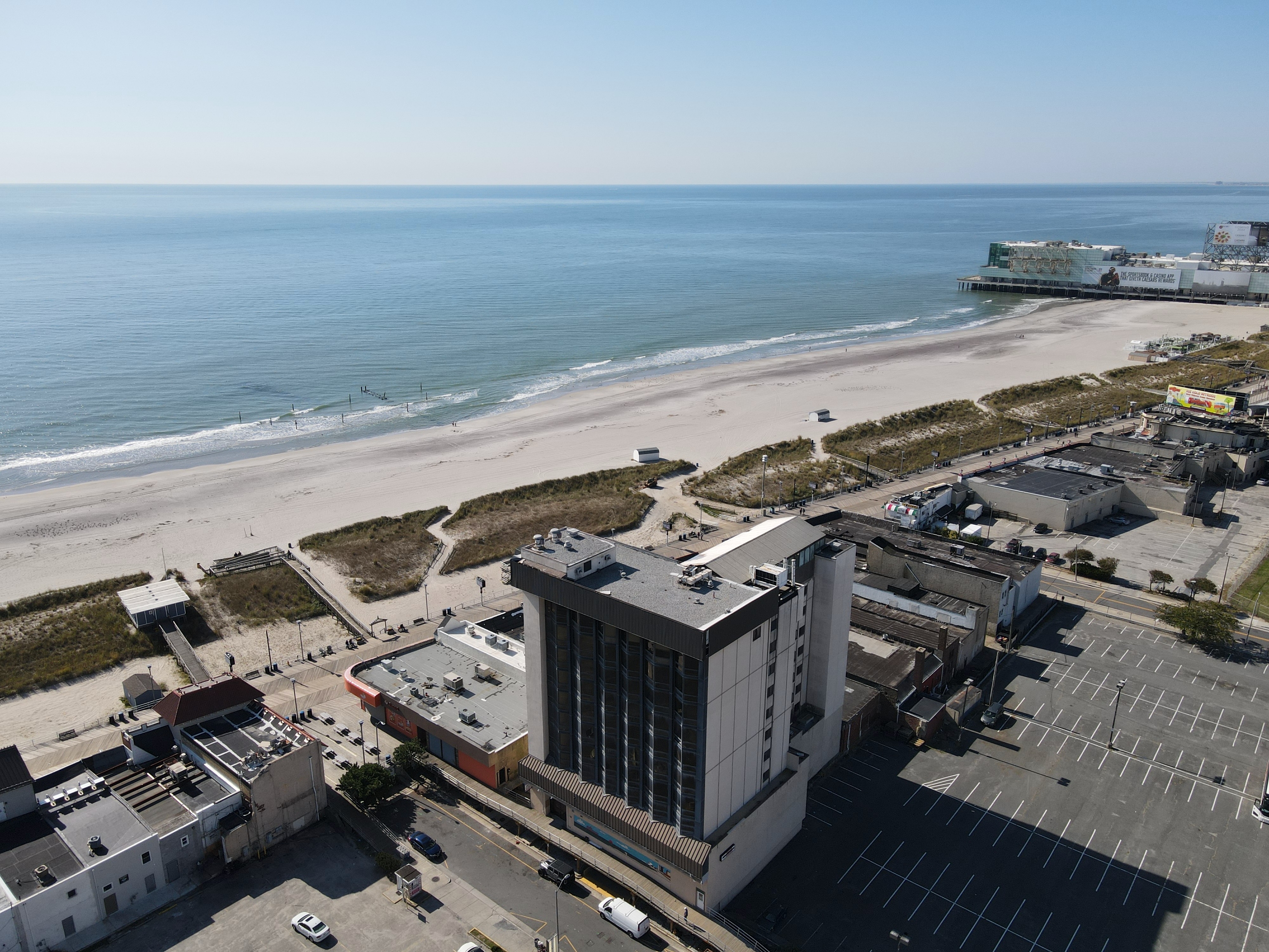 Boardwalk House and the surrounding Atlantic City Boardwalk area
