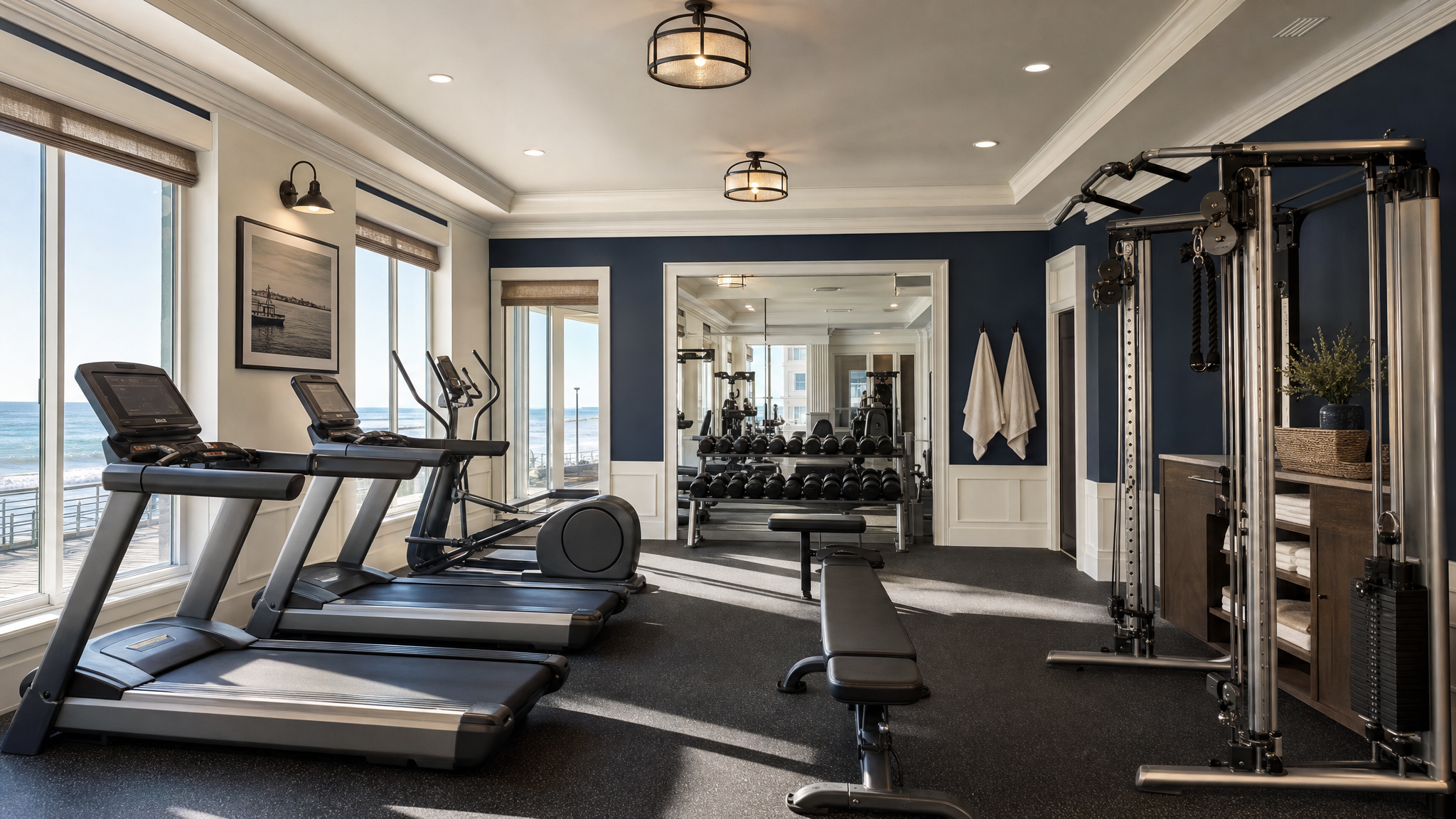 Concept rendering of the planned Boardwalk House fitness amenity